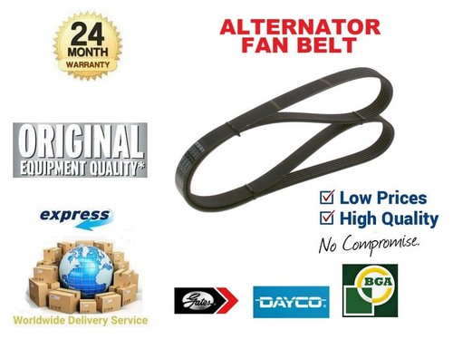Alternator fan belt ribbed - alternator,