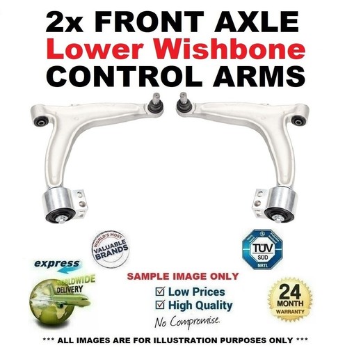 Front axle wishbone control - front,