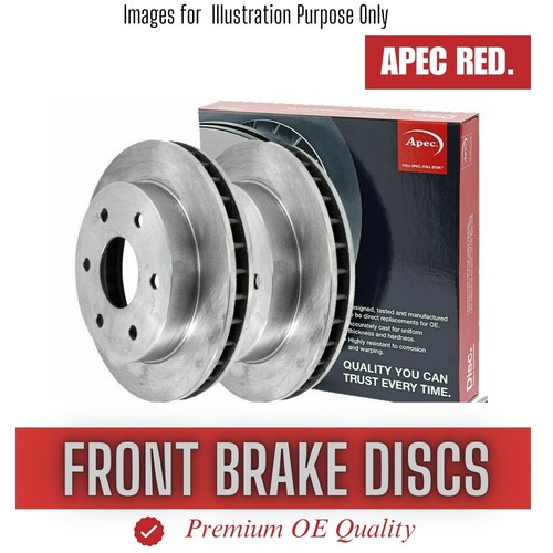 Brake discs pair front - front, for