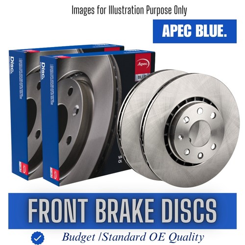 Brake discs pair - front, for