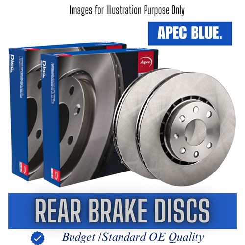 Brake discs pair rear - pair, saab