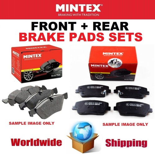 Mintex front rear pads - front,