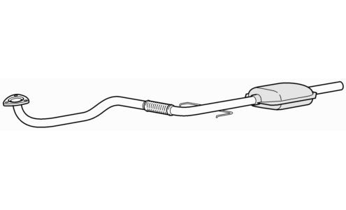 Approved front pipe - front,